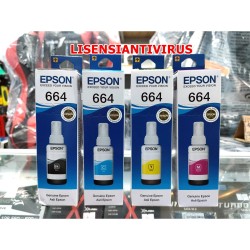 Tinta Epson L121 L210 Original Dus Segel 664 CMYK L110 L120 L210 L350 - Hitam, MERAH, KUNING, BIRU Tinta Epson L121 L210 Original Dus Segel 664 CMYK L110 L120 L210 L350 - Hitam, MERAH, KUNING, BIRU