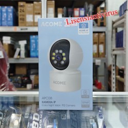 IPCCTV ACOME IoT APC08 Camera CCTV WiFi Indoor Audio 2 Arah Resolusi Full HD 1296P 2MP With LED Lamp