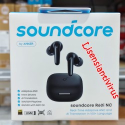 Soundcore R60i NC by Anker Real-Time Adaptive Noise Cancellation,Hi-Res Sound AI Translation Spatial Audio Fast Charging IP55 D1202H11