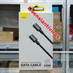 Baseus Superior Series Kabel Pengisian Cepat Type-C ke Type-C 1M 100W PD 5A dengan E-Marker Chips untuk Laptop Phone Switch Pad CATYS-B01