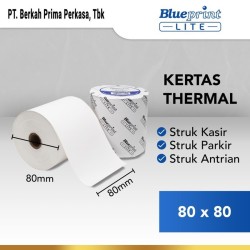 KERTAS THERMAL PRINTER BLUEPRINT LITE 80mm 80x80mm 80 x 80 mm