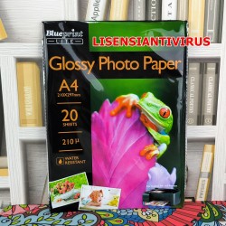 Kertas Foto Glossy Photo Paper BLUEPRINT Lite A4 10R 210 Micron