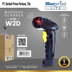 Barcode Scanner 2D Blueprint Lite W2D Auto Scan USB+Bluetooth+Wireless - Tanpa Stand Barcode Scanner 2D Blueprint Lite W2D Auto Scan USB+Bluetooth+Wireless - Tanpa Stand