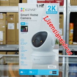 IPCCTV EZVIZ CCTV H6C G1 3MP 2K NEXT GENERATION PAN & TILT WI-FI NIGHT VISION SMART HOME CAMERA INDOOR