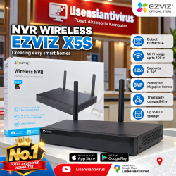 IPCCTV NVR Ezviz X5S NVR Wireless 8 Channel H.265 5MP for IPCAMERA IPCCTV WIFI OUTPUT HDMI VGA