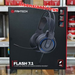 Headset Fantech HQ53 Flash 7.1 Konektor USB Port Headset Gaming Pc Komputer Headset Laptop Headphone