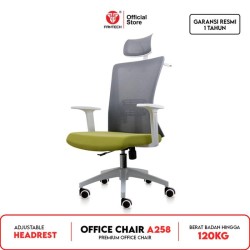 Fantech Kursi Kerja Kantor OCA258 Premium Office Chair Warna Green