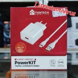 Fantech Life Kepala Charger Charger Android iPhone C201C Pengisian Cepat Charger USB Adaptor Charger Pengisian cepat dan aman C201C