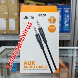 Kabel Aux To Aux 3.5 JETE Kabel AUX Audio Jack 3.5mm Male to Male For Audio 200cm