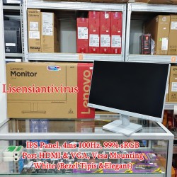 LENOVO MONITOR 22 INCH L22-42 IPS Panel FHD 1080P 4MS 100HZ HDMI VGA WHITE SLIM BEZEL LENOVO MONITOR 22 INCH L22-42 IPS Panel FHD 1080P 4MS 100HZ HDMI VGA WHITE SLIM BEZEL