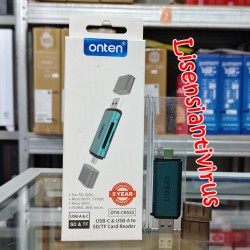 Onten Card Reader Dual Type C dan Type A Support Up To 480Mb/s Transfer Rate SD dan TF Multi Platform Compatible OTN-CR532