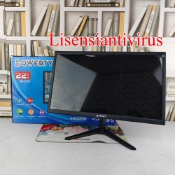 Monitor LED Qwerty 22" QM-220VH cocok untuk kasir office cctv toko Bergaransi