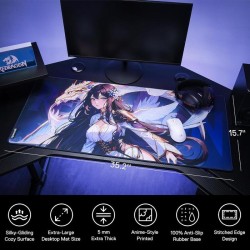 Mousepad Redragon FLICK Gaming Mouse Pad PO46-L Comfortable Design anti slip AK1-L 900x400x4mm