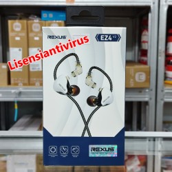 NEW Rexus EZ4 V2 Earphone Rexus EZ4 Version 2 Bass With Mic Anti Noise For Gaming Mobile Phone