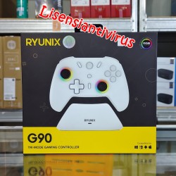 Stik Controller SADES RYUNIX G90 Gamepad Hall Effect Tri Mode Gaming Controller Stik Sades G90