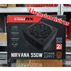 VenomRX Power Supply Nirvana 550 Watt 85+ Bronze 85Plus Flat Cable PSU Komputer Power Supply PC