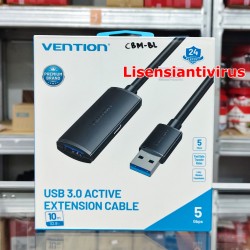 Usb Extension With Power Vention Kabel Active Extension Cable USB A 2.0 Male to Female 480Mbps Type C Power Supply 2A CBMBL CBMBJ