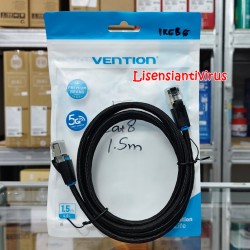 Vention Kabel LAN Cat8 40GBps Kabel Ethernet SFTP Cotton Braided Pure Copper Material 1.5M IKG IKGBG
