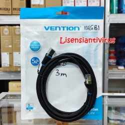 Vention Kabel LAN Cat8 40GBps Kabel Ethernet SFTP Cotton Braided Pure Copper Material 3M IKG IKGBI