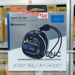 TWS VIVAN Sport X2 Lite Bluetooth Earphone OWS Open Ear Wireless Headset Bluetooth 6.0 ENC 4 Mic 30 Jam Type-C