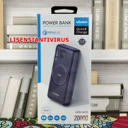 Powerbank VIVAN 20000 mAh VPB-W20 Wireless 3 Output Fast Charging 15W